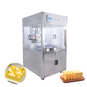 Machine de découpe à ultrasons industrielle rotative automatique congelée Napoléon crème glacée pain et fromage gâteau base trancheuse coupe prix - Product Image 4