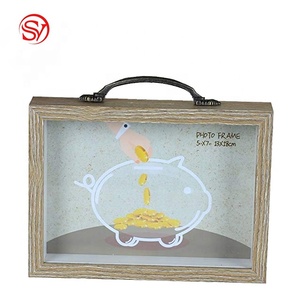 Alcancía <span class=keywords><strong>de</strong></span> Madera Personalizada con Asa para Niños, Linda Alcancía para Niños - Product Image 4