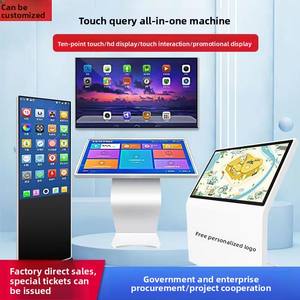 เครื่องเชื่อมต่ออัจฉริยะแบบ All-in-One ยี่ห้อ Liangtu ขนาด 32/55 นิ้ว หน้าจอสัมผัสแนวนอน/แนวตั้ง พร้อมฟังก์ชั่นโฆษณาสำหรับบริการตนเอง - Product Image 2