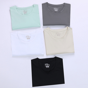 T-Shirt da Uomo di Alta Qualità ad Asciugatura Rapida, <span class=keywords><strong>Logo</strong></span> Personalizzato, <span class=keywords><strong>Abbigliamento</strong></span> per Esercizio e Fitness <span class=keywords><strong>con</strong></span> Stampa Serigrafica, Maglietta Traspirante - Product Image 5
