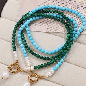 Collar de Perlas de Agua Dulce Turquesa Grado AAA, Diseño de Lujo Ligero para Uso Diario de Mujeres - Product Image 4