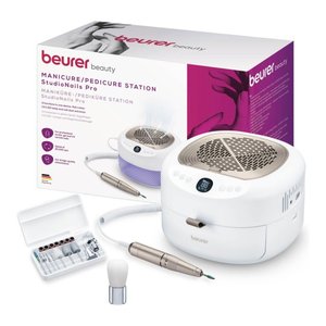 Machine à <span class=keywords><strong>manucure</strong></span> professionnelle Beautystudionails Pro MP 200 3-en-1 blanche avec collecteur de poussière et accessoires pour usage domestique - Product Image 3