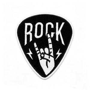 Parches Personalizados Estilo Punk, Tema Musical de Rock, Calavera Negra, Parches Bordados Termoadhesivos para Chaquetas y <span class=keywords><strong>Ropa</strong></span> - Product Image 6