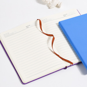 High Quality Custom Wholesale Promotional <b>A5</b> A6 <b>Notebook</b> Business Journals PU Leather Hardcover <b>Notebooks</b> with Logo - Product Image 3