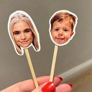 Adornos Divertidos Personalizados para Pastel con <span class=keywords><strong>Avatar</strong></span>, Decoraciones para Postres de Fiesta, Cumpleaños, Despedidas de Soltero, Bodas y Centenarios de Bebés - Product Image 1