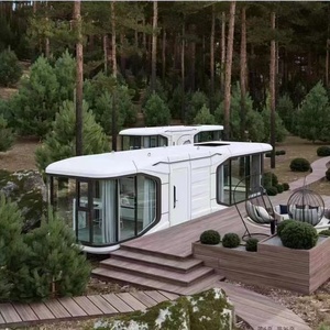 Casa prefabricada <span class=keywords><strong>de</strong></span> contenedores <span class=keywords><strong>de</strong></span> fábrica, casa pequeña portátil, casas modulares, casa pequeña, villa <span class=keywords><strong>de</strong></span> acero ligero, casas prefabricadas, casa capsula - Product Image 3