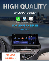 Pour Lexus RX270 RX350 RX450 Série 2009-2015 2011-2019 Écran Linux intégré avec Carplay Android AUTO