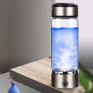 360ml Japon Membranlı Paslanmaz Çelik Taşınabilir Hidrojen Su Jeneratörü H2 Su Şişesi Dış Mekan Kullanımı İçin Elektrikli Aktif Soğuk - Product Image 2