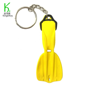 Sinh Thái Durable Dubai Quà Lưu Niệm Keychain Bơi Fin Phong Cách Màu Sắc Khác Nhau Mini Lặn Chân Chèo Keychain - Product Image 2
