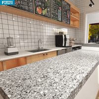 Carreau de Terrazzo gris en porcelaine rustique naturelle moderne pour restaurant balcon sol villa décoration intérieure carreaux de piscine
