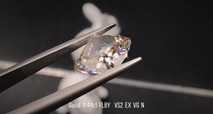 Diamante Coltivato in Laboratorio Certificato IGI, Taglio <span class=keywords><strong>Old</strong></span> Mine, 4.44ct, Colore FLBY, Purezza VS, Senza Conflitti, per Gioielleria Moderna - Product Image 4