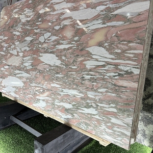 Dalles contemporaines en marbre rose norvégien et italien pour table à manger, plan de travail et dessus de meuble-lavabo - Product Image 6