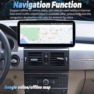 Pantalla Android de 12.3 Pulgadas con CarPlay para Benz GLK 280 GLK300 GLK350 GLK260 GLK200 X204 GLK 2012, Reproductor Multimedia GPS con Unidad Principal de Video - Product Image 5