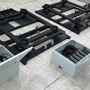 extrusión de aluminio industrial, marco negro y rojo para Simulador de plataforma de carreras Sim, 40x40, luminum Factory 4080 - Product Image 3