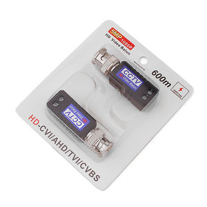 HD transmisor inalámbrico de 1 canal de vídeo Balun pasivo cctv Video Balun HD CVI TVI AHD Video balun con CE ROHS FCC certificado - Product Image 1
