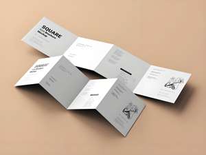 Feuillet plié en papier couché personnalisé avec impression dorée UV pour manuel d'instructions pharmaceutiques - Product Image 6