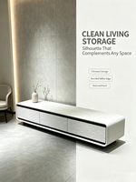 Table TV en bois de luxe moderne et contemporaine, personnalisable, avec rangement, idéale pour la maison, l'appartement, l'hôtel et le salon – Meilleure vente