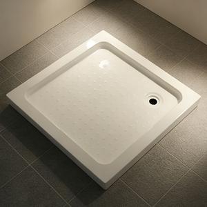 GreenGoods-escurridor Abs para baño, accesorio sanitario <span class=keywords><strong>pequeño</strong></span> con carcasa de resina acrílica blanca, bandeja de <span class=keywords><strong>ducha</strong></span> Rectangular antideslizante, 80x120 - Product Image 1