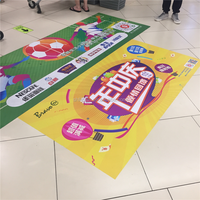 Autocollant de sol personnalisé imprimé numériquement au meilleur prix pour la publicité promotionnelle des restaurants et des magasins, travaux de décoration