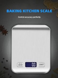 Báscula de Cocina Electrónica LCD de Acero Inoxidable, con Capacidad de 5kg/10kg, Precisión de 1g, Funciona con 2 Pilas AAA, Multifuncional, en Oferta - Product Image 4