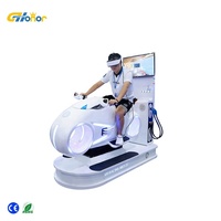 Produits pour parc d'attractions Simulateur de course d'arcade en RV Simulateur de mouvement en RV Moto Machine de jeu de réalité virtuelle Fabricant