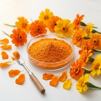 Zéaxanthine et Lutéine Naturelles en Poudre Fine (80-120 Mesh) 5% 10% 20% Qualité Alimentaire HPLC pour la Santé Oculaire