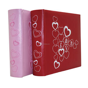 Álbum de fotos encuadernado con libro de cuero PU <span class=keywords><strong>5R</strong></span> 5x7 fotos 200 de 13x18cm personalizado al por mayor álbum de fotos familiar - Product Image 4