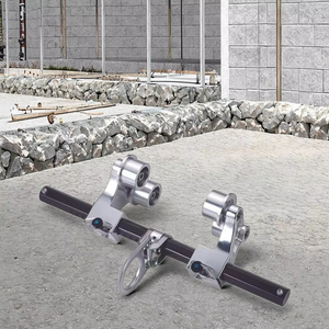 11-Beam Vertical Sliding Safety Tie Absturz sicherung Aluminium legierung Ankerpunkt klemme Quick Connect Schnalle 5000lbs Brechen - Product Image 1