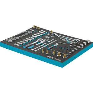 HAZET Jeu de douilles 163-139/90 ∙ 1/2 pouce (12.5mm) carré, creux, 3/8 pouce (10mm) carré, creux, 1/4 pouce (6.3mm) carré, creux - Product Image 3