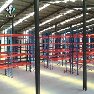 Atelier <span class=keywords><strong>préfabriqué</strong></span> léger et isolé à grande portée, détachable, en acier galvanisé et peint, avec toit ondulé et <span class=keywords><strong>mur</strong></span> de parapet - Product Image 2