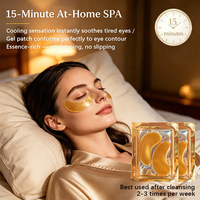 Masque pour les yeux au collagène doré, hydratant, anti-âge, patchs pour les yeux pour le soin de la peau, réduit les rides et les cernes