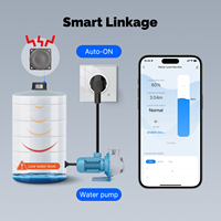 Capteur de niveau de liquide intelligent WiFi MOES Tuya à ultrasons, moniteur de réservoir d'eau avec notification d'alarme en temps réel, détecteur à distance via l'application