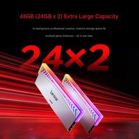Lexar DDR5 6000MHz 48GB CL28 ECC Thor II Gaming RGB RAM Memory Wings of the God of Wa for Computer in Stock