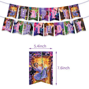 Décorations de fête <span class=keywords><strong>Encanto</strong></span>, fournitures Isabella, ballons en latex, décorations pour cupcakes, bannière pour fête d'enfants, cadeaux d'anniversaire, cadeaux pour filles - Product Image 4