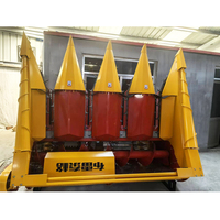 Machine de moissonneuse d'en-tête de maïs de construction en acier agricole industrielle pour la récolte de riz de blé sur le type de transmission de fermes