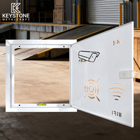 Armoire de distribution électrique monophasée en acier inoxydable à prix d'usine, armoire de compteur électrique avec serrure anti-effraction, 230V 80A