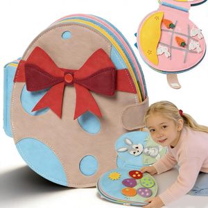 Juguetes Montessori al por mayor: Libro sensorial de fieltro de ciervo, Libro de actividades de fieltro suave para niños pequeños, Tablero de actividades de fieltro para niños pequeños - Product Image 1