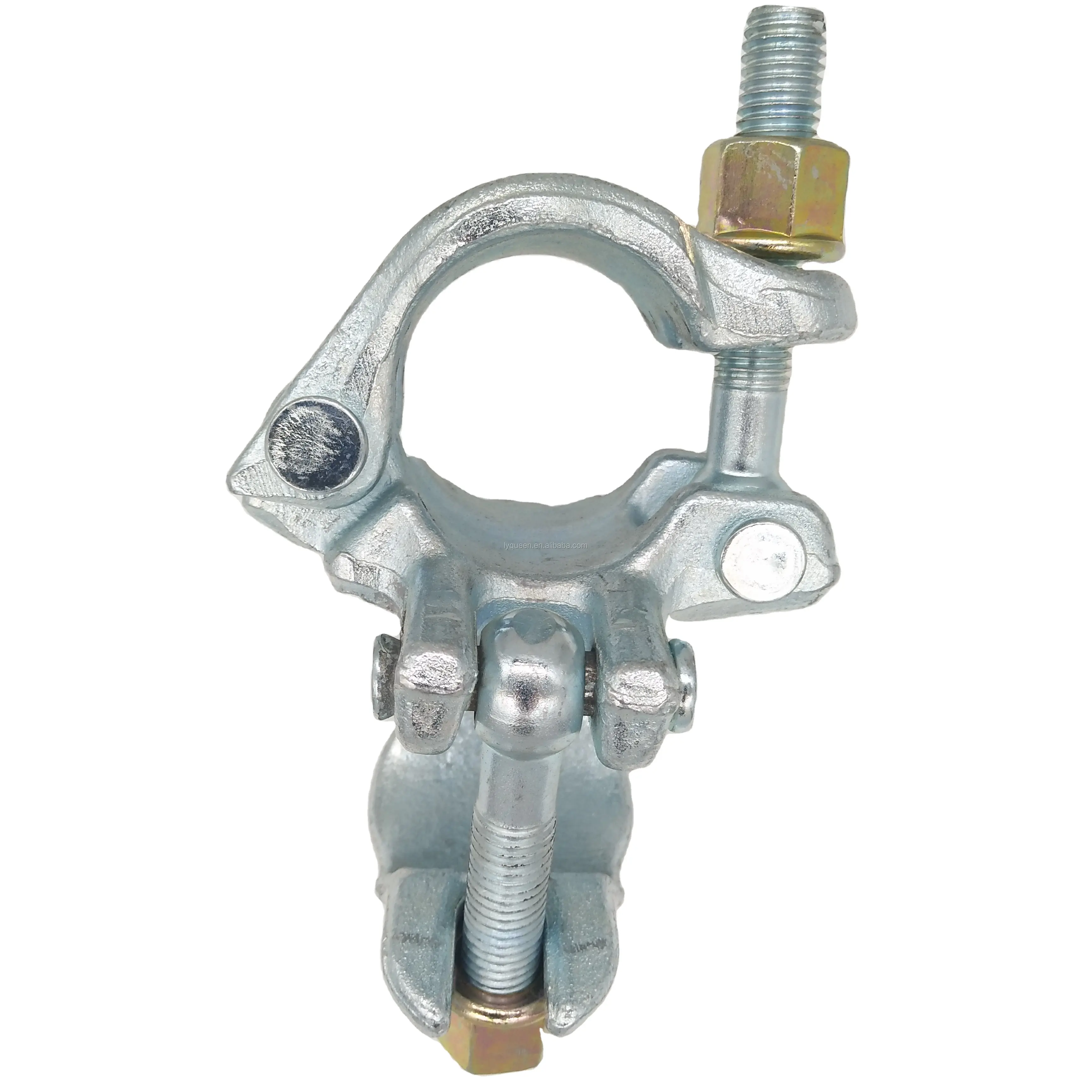 QUEEN Scaffolding Galvanized 48.3mm Swivel and Fixed Euro Hoarding Couplers Tube Fittings