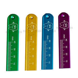 Dental Rvs Span Meet Schaal Vinger Aluminium Heersers Sterilisatie Houder Desinfectie Doos - Product Image 1