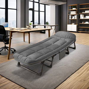 Letto da campeggio pieghevole portatile in metallo per adulti all'aperto per dormire pieghevole letto da campeggio - Product Image 6
