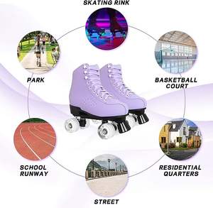 EACH Nuovi Arrivi <span class=keywords><strong>Pattini</strong></span> a Rotelle a Scarpa Vendita all'Ingrosso <span class=keywords><strong>Pattini</strong></span> a Rotelle Unisex Quad <span class=keywords><strong>Classici</strong></span> Lucidi per Donna Adulti Ragazza - Product Image 5