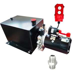 Nouvelle unité de groupe hydraulique à double effet 12V avec télécommande, vente directe d'usine - Product Image 1