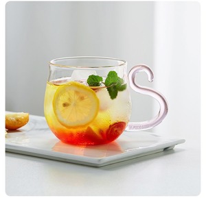 <span class=keywords><strong>Mug</strong></span> à thé en verre en forme de <span class=keywords><strong>chat</strong></span> mignon 480 ml, tasse <span class=keywords><strong>infuseur</strong></span> en verre borosilicate avec poignée queue de <span class=keywords><strong>chat</strong></span>, tasse à thé créative pour bureau et maison, cadeau - Product Image 5