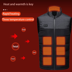 Chaleco Térmico Recargable por USB al por Mayor para Hombre, Ropa Exterior Eléctrica Lavable Informal para Invierno, Chaqueta para Senderismo y Esquí al Aire Libre - Product Image 1