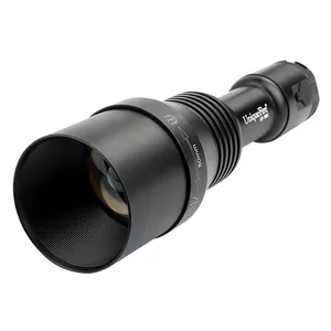 Linterna de bolsillo Led táctica con zoom superbrillante, Xm-L2, 1200Lm, recargable, linterna de caza