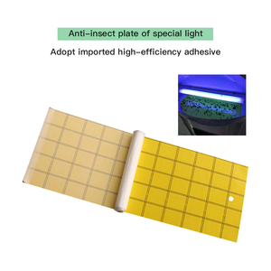Usine directe En stock Piège à mouches solide jaune Piège à panneau de bâton de lampe pour fourmis Termites Mites Catégorie de lutte antiparasitaire - Product Image 4
