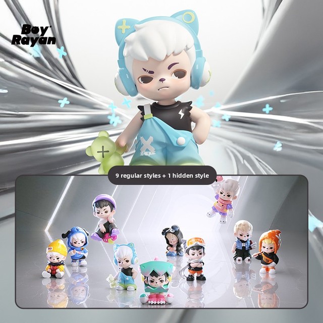 TntRayan Space-Time Rift Mini Series Blind Box Plastic Pendant for Ages 5-7 New Release Gift