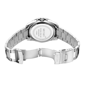 Đồng Hồ Nam MEGIR 2064AG, Đồng Hồ Thạch Anh, Dây Thép Sành Điệu, Chống Nước, Đeo Hàng Ngày, Kiểu Cổ Điển, Sang Trọng, Trung Quốc - Product Image 2