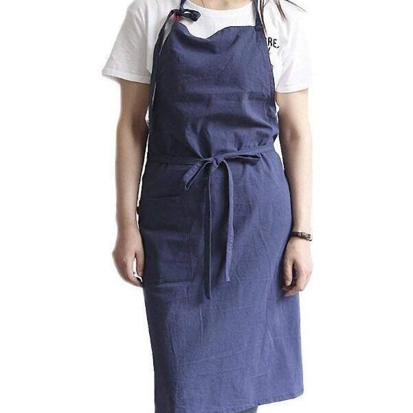 Bleu foncé (coton et lin)