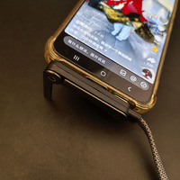 Kabel USB Type C ke USB Type C dengan Kepala Ganda, Jaring Aluminium Alloy, dan Braket Lipat